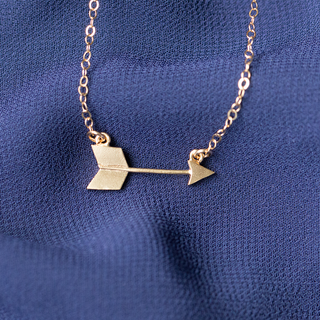 Gold Arrow Necklace