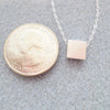 Little Sterling Silver Square Necklace