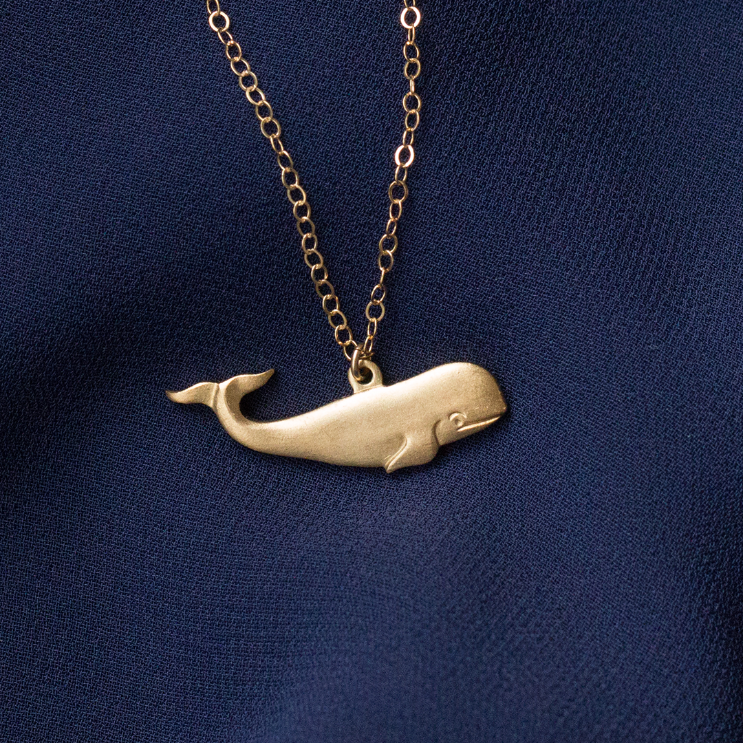 Gold Whale Necklace