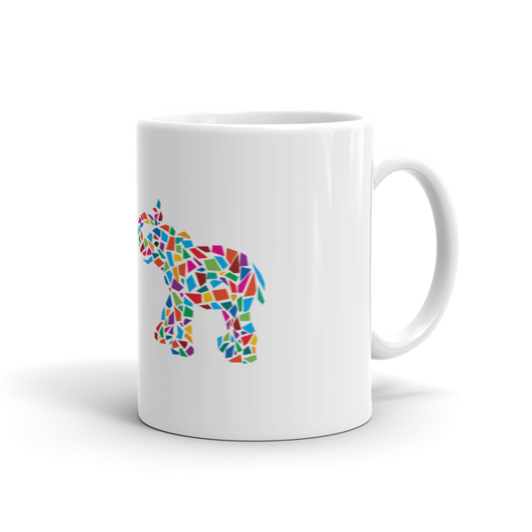 "Abstract Elephant" Mug