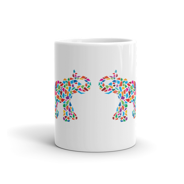 "Abstract Elephant" Mug