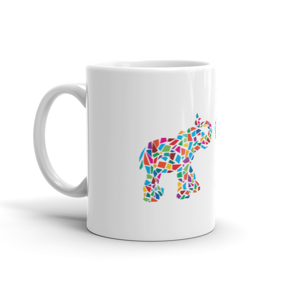 "Abstract Elephant" Mug