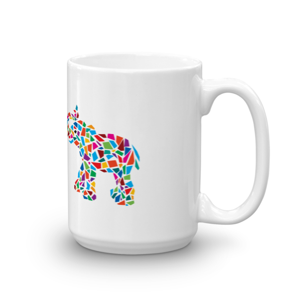 "Abstract Elephant" Mug