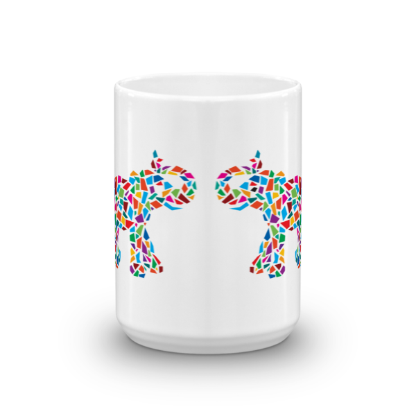 "Abstract Elephant" Mug