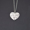 "Dogs Leave Prints On My Heart" Pendant Necklace