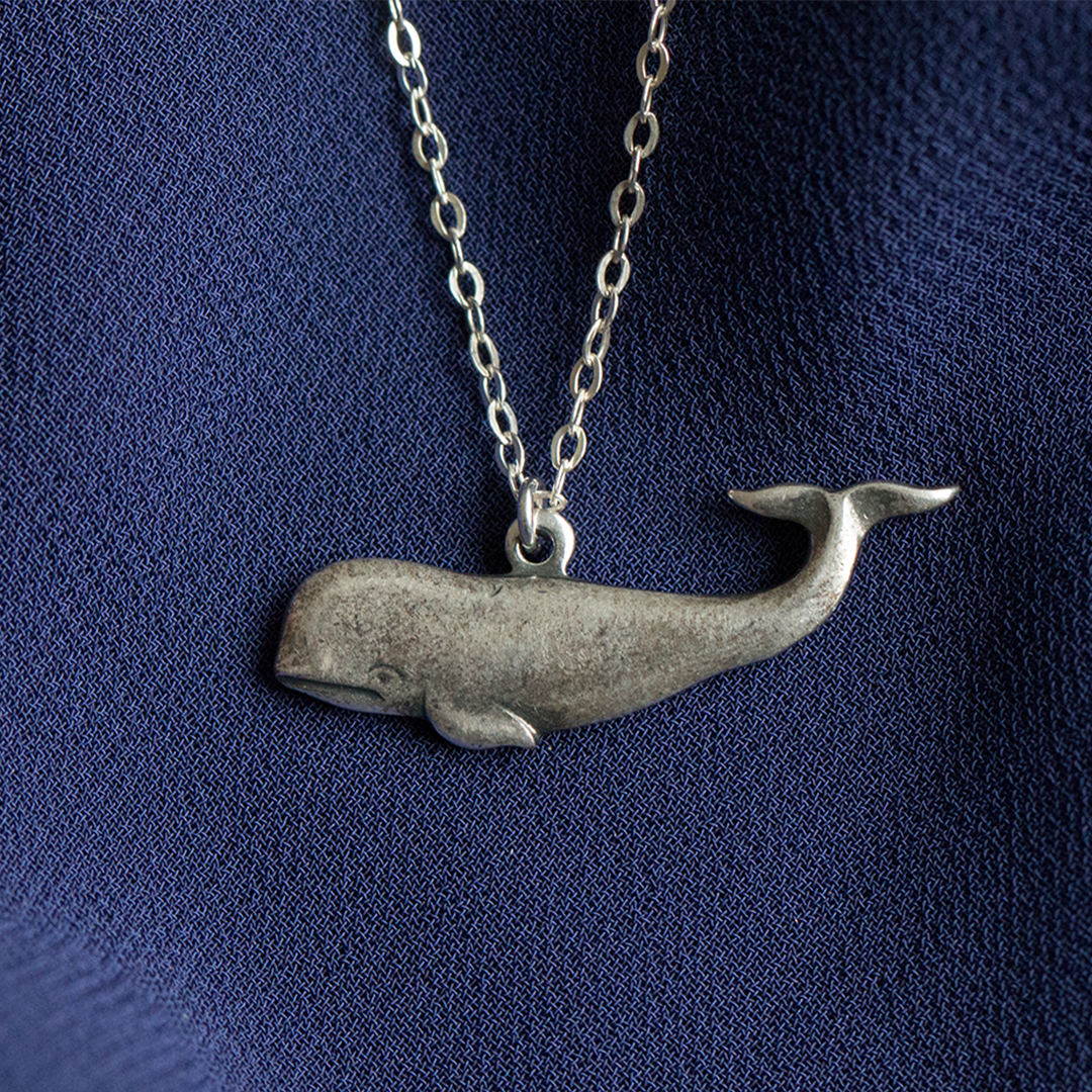 Sterling Silver Whale Necklace