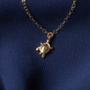 Tiny Gold Turtle Necklace